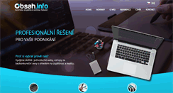 Desktop Screenshot of obsah.info